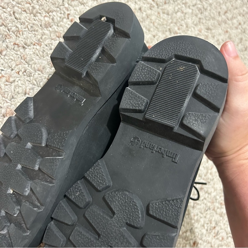 Timberland Linden Woods 6in Lace Up Waterproof Black Boots SIZE 7 - Picture 7 of 10